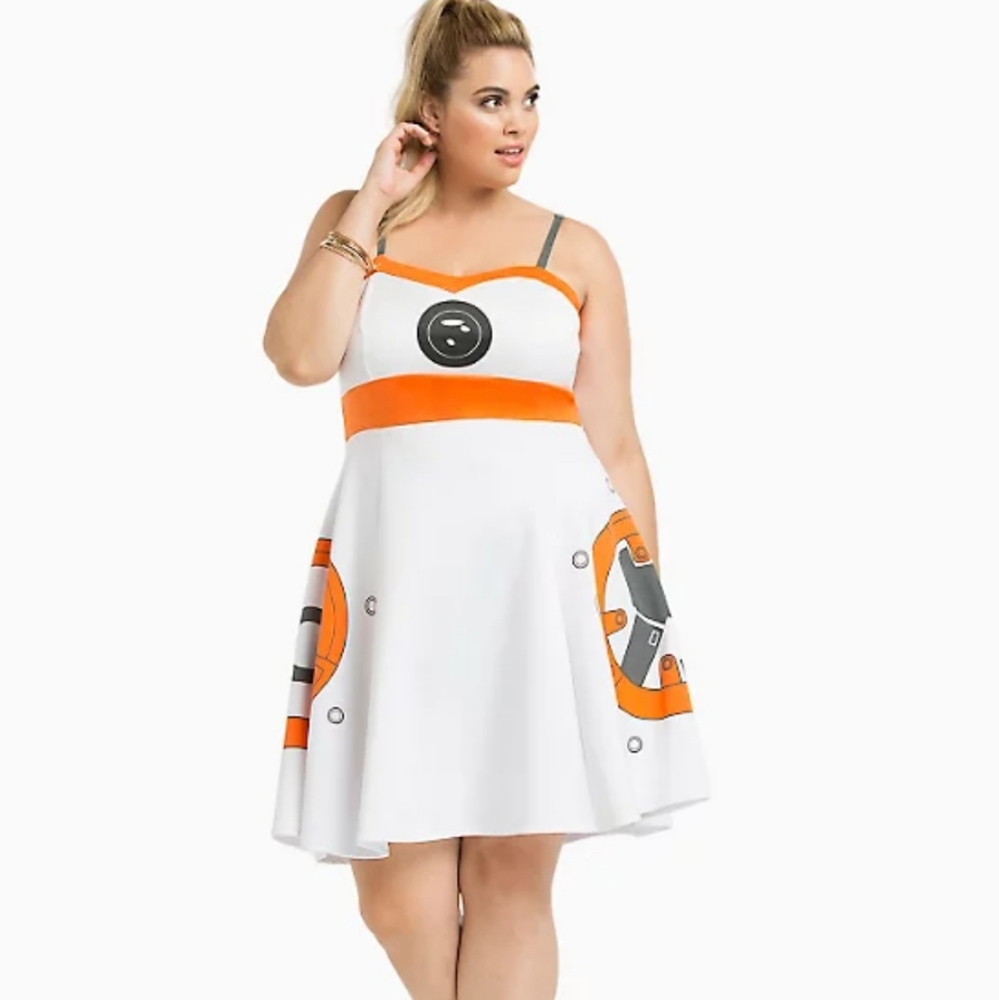 Torrid - Star Wars BB-8 Cosplay Skater Dress